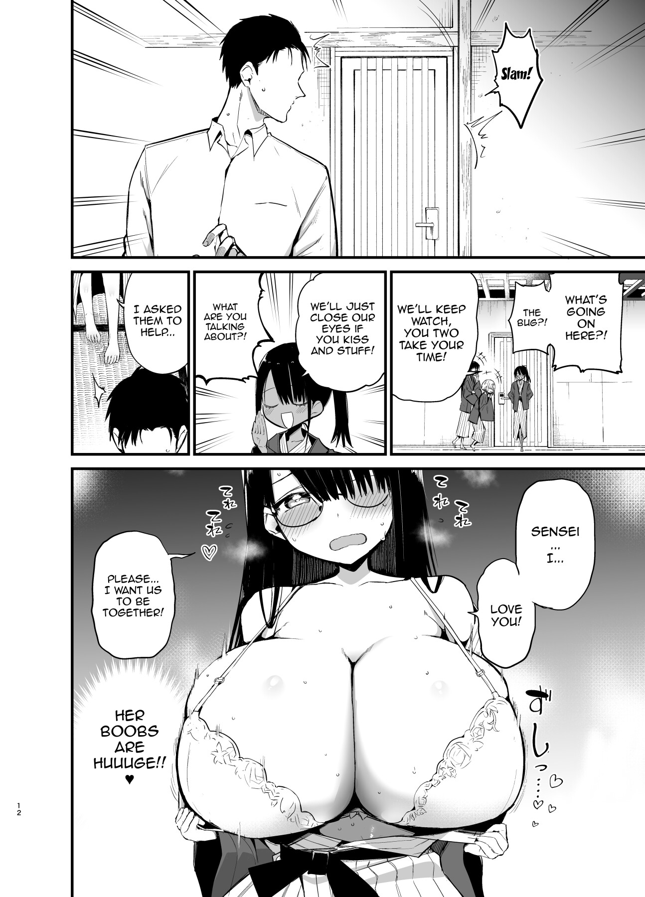 Hentai Manga Comic-Introverted K-cup girl 4-Read-12
